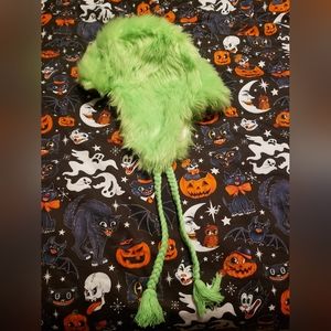 Green Fuzzy Hat